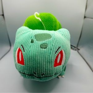 Pokemon Bulbasaur Corduroy Select 8" Long Plush Nintendo New w/ Tags - Limited